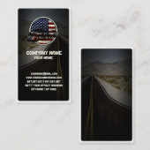 古い道を巻くことのアメリカのトラック 名刺 (正面/裏面)