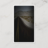 古い道を巻くことのアメリカのトラック 名刺 (裏面)