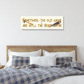 古い道 キャンバスプリント (インサイチュ (寝室))