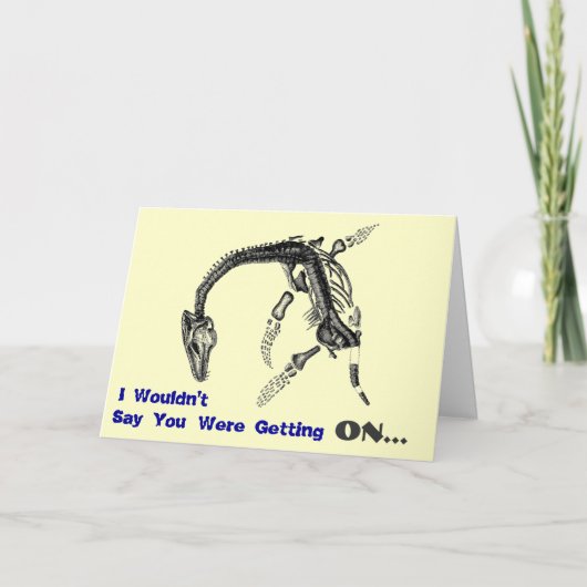 古い遺物の誕生日II カード (正面)