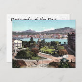 古い郵便はがき-ジュネーブ、スイス連邦共和国 ポストカード (正面/裏面)