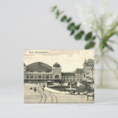 古い郵便はがき-バーゼル、スイス連邦共和国 ポストカード (スタンド正面)