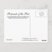 古い郵便はがき-フィラデルヒィア、郊外のペンシルバニア ポストカード (裏面)