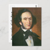 古い郵便はがき-フェリックス・メンデルスゾーン ポストカード (正面/裏面)