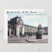 古い郵便はがき-ボルドー、フランス ポストカード (正面/裏面)