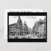 古い郵便はがき-マドリード、スペイン ポストカード (正面/裏面)