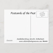 古い郵便はがき-ユトレヒトのオランダ ポストカード (裏面)