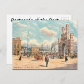 古い郵便はがき-王室のなアーチ、ダンディー、スコットランド ポストカード (正面/裏面)