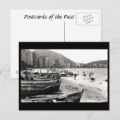 古い郵便はがき- Copacabana、リオデジャネイロ ポストカード (正面/裏面)