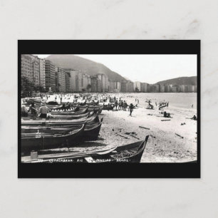 古い郵便はがき- Copacabana、リオデジャネイロ ポストカード