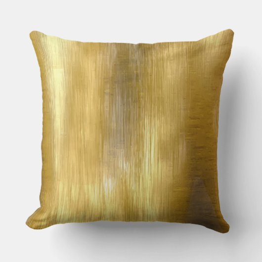 古い金ゴールドの装飾用クッション クッション (正面)