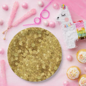 古い金ゴールドコインコレクション ペーパープレート (パーティー)