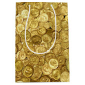 古い金ゴールドコインコレクション ミディアムペーパーバッグ (正面)