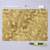 古い金ゴールドコインコレクション 薄葉紙 (クラフト)