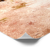 古い金ゴールド鉱山 ポスター (角)