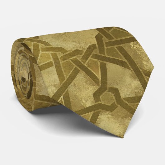 古い金ゴールド ネクタイ (ロール)