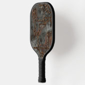 古い金属の壁B ピックルボールラケット (左)