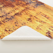 古い金属の鉄の錆の背景と質感、金属 シェルパブランケット (3/4)