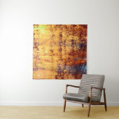 古い金属の鉄の錆の背景と質感、金属 タペストリー (インサイチュ(横))