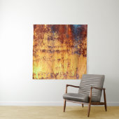 古い金属の鉄の錆の背景と質感、金属 タペストリー (インサイチュ)