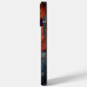 古い金属サーフェスパターンと劣化した金属サーフェスパターン Case-Mate iPhoneケース (裏面 / 左)
