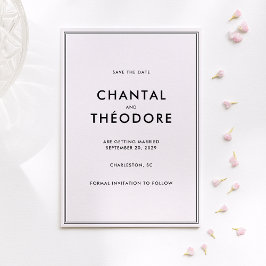 古い金 | 静かな贅沢 | 白黒 招待状