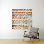 古い鉄のドアのパネルは錆びている。抽象芸術、アンティーク、 タペストリー (インサイチュ(横))