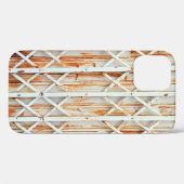 古い鉄のドアのパネルは錆びている。抽象芸術、アンティーク、 Case-Mate iPhoneケース (裏面 (横))