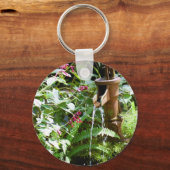 古い鉄ポンプ噴水 キーホルダー (正面)