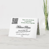 古い鉄道トレッスルは誕生日カスタマイズ カード (裏面)