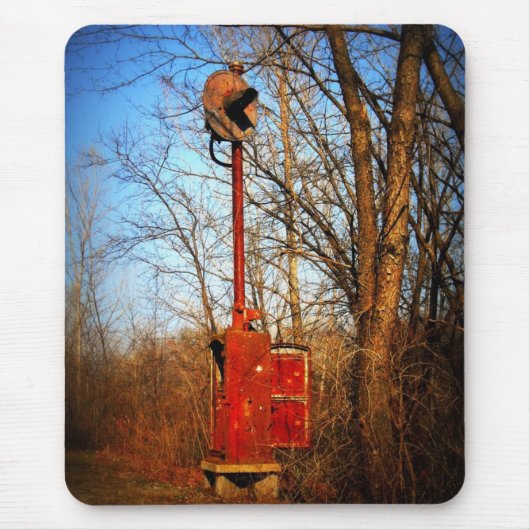 古い鉄道信号 マウスパッド (正面)
