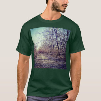 古い鉄道秋 Tシャツ