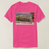 古い鉄道馬車 Tシャツ (デザイン正面)