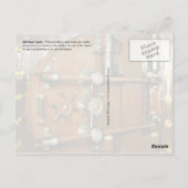 古い銀行金庫室 ポストカード (裏面)