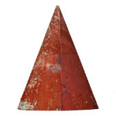 古い銅：鮮やかな金属のテクスチャ。 パーティーハット (裏面)