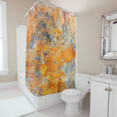 古い錆のテクスチャ。錆びグランジた金属背景 シャワーカーテン (インサイチュ)