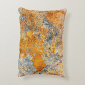 古い錆の質感、メタリックグランジな背景。 アクセントクッション (裏面(縦))