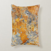 古い錆の質感、メタリックグランジな背景。 アクセントクッション (正面(垂直))