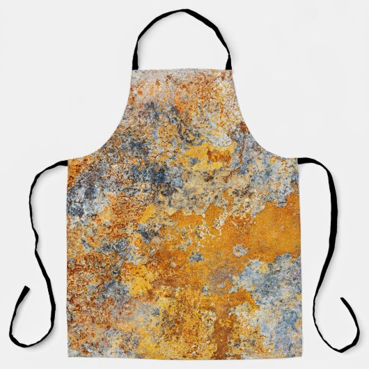 古い錆の質感、メタリックグランジな背景。 エプロン (正面)