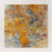 古い錆の質感、メタリックグランジな背景。 ジグソーパズル (横)