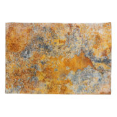 古い錆の質感、メタリックグランジな背景。 枕カバー (裏面)