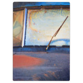 古い錆びたトラックの風防 クリップボード (裏面)