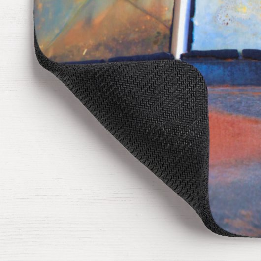 古い錆びたトラックの風防 マウスパッド (コーナー)