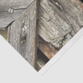 古い錆びたヒンジ素朴木製ドアデコパージュ 薄葉紙 (詳細)