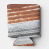 古い錆びた亜鉛表面のテクスチャ 缶クーラー (裏面)