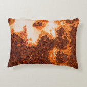 古い錆びた汚れの表面腐食 アクセントクッション (裏面)