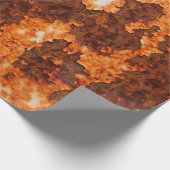 古い錆びた汚れの表面腐食 ラッピングペーパー (角)