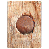 古い錆びた爪、 ネイルクリップボード クリップボード (裏面)