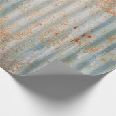 古い錆びた鋼壁。古い錆びたスチール壁のテクスチャ ラッピングペーパー (角)