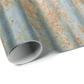 古い錆びた鋼壁。古い錆びたスチール壁のテクスチャ ラッピングペーパー (ロールコーナー)